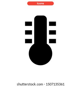 cold temperature icon isolated sign symbol vector illustration - high quality black style vector icons

