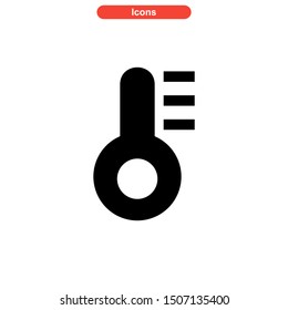 cold temperature icon isolated sign symbol vector illustration - high quality black style vector icons
