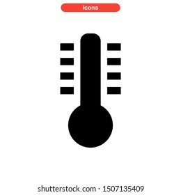 cold temperature icon isolated sign symbol vector illustration - high quality black style vector icons
