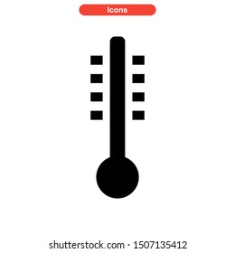 cold temperature icon isolated sign symbol vector illustration - high quality black style vector icons
