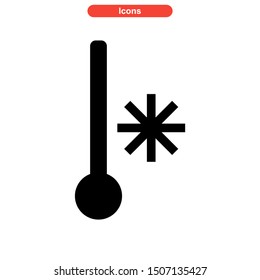 cold temperature icon isolated sign symbol vector illustration - high quality black style vector icons
