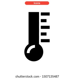 cold temperature icon isolated sign symbol vector illustration - high quality black style vector icons
