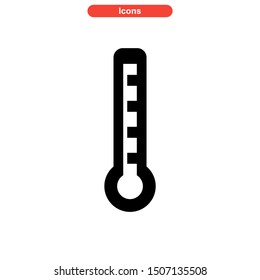 cold temperature icon isolated sign symbol vector illustration - high quality black style vector icons
