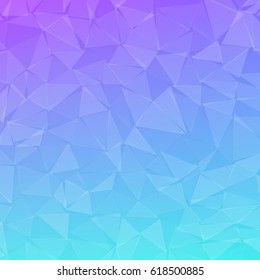 Cold triangle glass background. Vector Illustration.