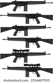 Cold War Main German Battle Rifles