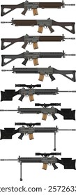 Cold War Swiss Main Assault Rifle Models