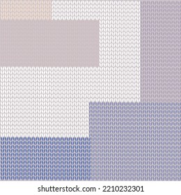 cold and warm tone vector knitting pattern 