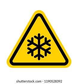 Cold warning sign