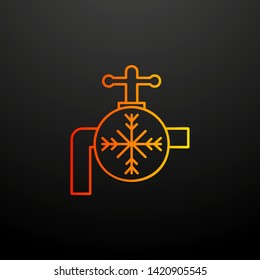 cold water nolan icon. Elements of automation set. Simple icon for websites, web design, mobile app, info graphics
