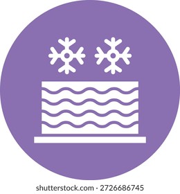 Ilustración de diseño de icono de Vector de agua fría