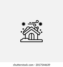 Cold wind icon sign vector,Symbol, logo illustration for web and mobile