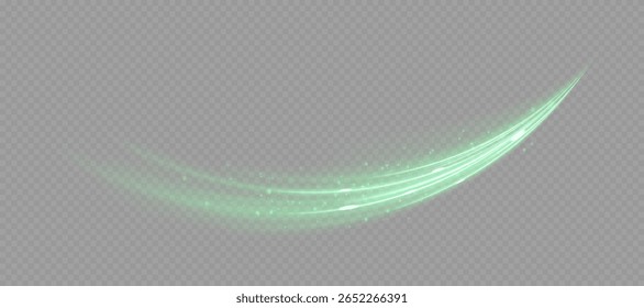 Cold wind swirls in transparent winter texture. Speed lines curve in neon blue motion. Air stream flows with dynamic smooth ripple. Twisting swirl shows airflow in motion path.