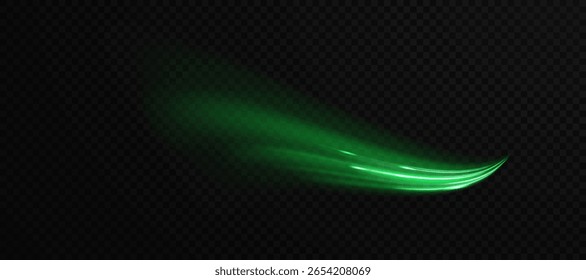 Cold wind swirls in transparent winter texture. Speed lines curve in neon blue motion. Air stream flows with dynamic smooth ripple. Twisting swirl shows airflow in motion path.