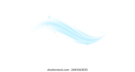  Kalte Winterluft, Schneeflocken fallen und eine wirbelnde Wirkung. Weihnachtsdesign PNG
