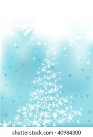 Cold Winter Christmas Background