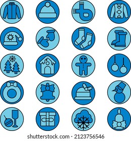 Cold winter season, illustration, vector on a white background.