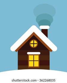Cold winter weather. Buy a comfortable house abroad.