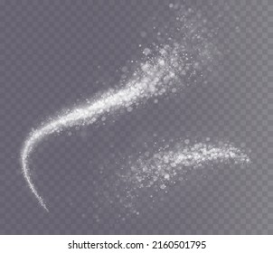 Cold winter wind texture. Holiday vector blizzard. Christmas effect of a cold blizzard. Vector PNG.	
