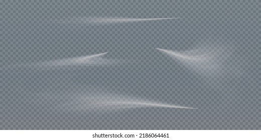 Cold winter wind texture. Holiday vector blizzard. Christmas effect of a cold blizzard. Vector PNG.