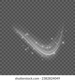 Kaltwinterwindstruktur. Urlaubskreiselizze, Vektorblizzard. Weihnachtseffekt eines kalten Blizzards. Vektor PNG.