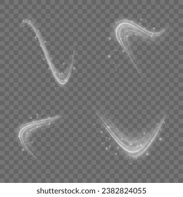 Frío de textura de viento de invierno. Blizzard vectorial de vacaciones. Efecto navideño de una ventisca fría. Vector PNG.