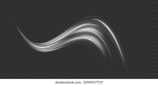 Cold winter wind texture. Holiday vector blizzard. Christmas effect of a cold blizzard. Stream of fresh wind png. Imitation of the exit of cold air from the air conditioner.