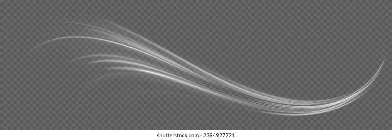 Cold winter wind texture. Holiday vector blizzard. Christmas effect of a cold blizzard. Stream of fresh wind png. Imitation of the exit of cold air from the air conditioner.