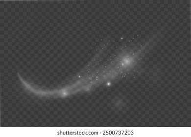 Cold winter wind texture. Holiday vector blizzard. Christmas effect of a cold blizzard. Vector PNG.
