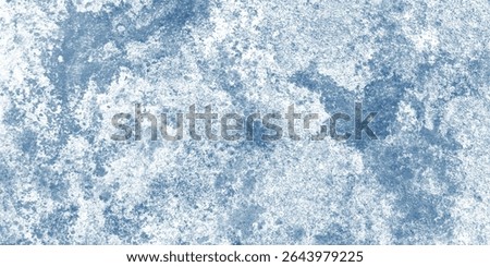 Cold Winter-Inspired Surface With a Frosted Marble Effect

