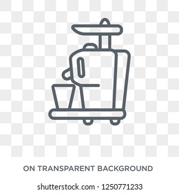 Cold-pressed juicer icon. Trendy flat vector Cold-pressed juicer icon on transparent background from Electronic devices collection. High quality filled Cold-pressed juicer symbol use for web and