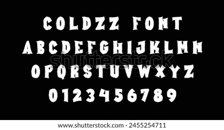 Coldzz freeze funky display font vintage. With bold tall and sharp stroke, fun character with a bit of ligatures and alternates. To give you an extra creative work.