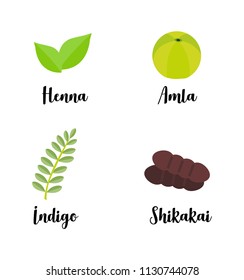 A colection of Indian/ Asian herbs known for their benefits to strong, long hair