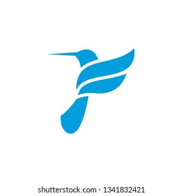 Colibri Bird Logo Template
