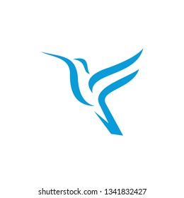 Colibri Bird Logo Template
