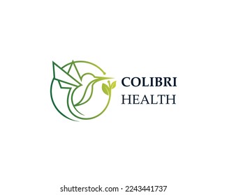 Colibri Health Simple Vector Logo