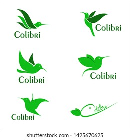 Colibri Style Logo Vector Art