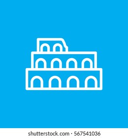 Coliseum icon illustration isolated vector sign symbol