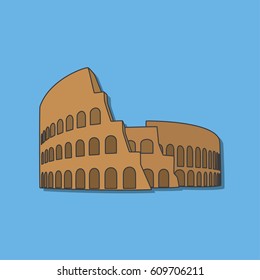 Coliseum icon, vector illustration design.