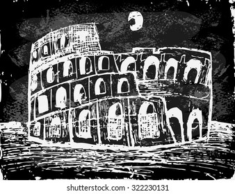 Coliseum in Rome, Italy.