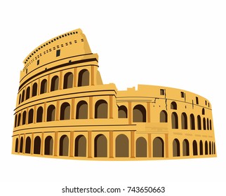 Colosseum graphic Royalty Free Stock SVG Vector