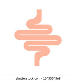 Colitis icon on white background, editable color.