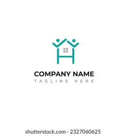 Co-Living Logo vector perfect for home services or co-living