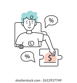 Collaboration concept  Vector Style Illustrations 