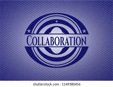 Collaboration with denim texture