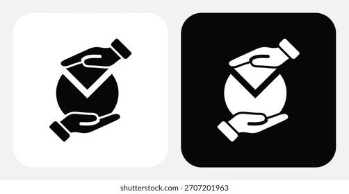 Conjunto de iconos monocromo dual de colaboración