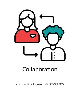 Zusammenstellung Filled Outline Icon Design Illustration. Symbol für Produktverwaltung auf weißem Hintergrund EPS10-Datei