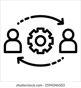 Collaboration Icon Element For Design