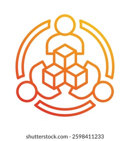 Collaboration Icon Element For Design