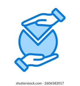 Collaboration Icon Element for Design