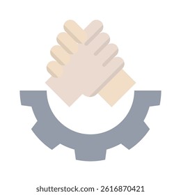 Collaboration Icon Element for Design